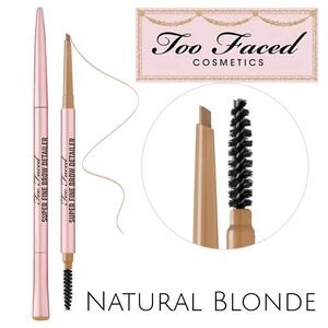 Too Faced Super Fine Brow Detailer Pencil - Natural Blonde